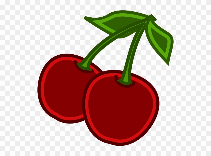 Cherries Svg Clip Arts 570 X 595 Px - Clip Art Cherry Png #429769