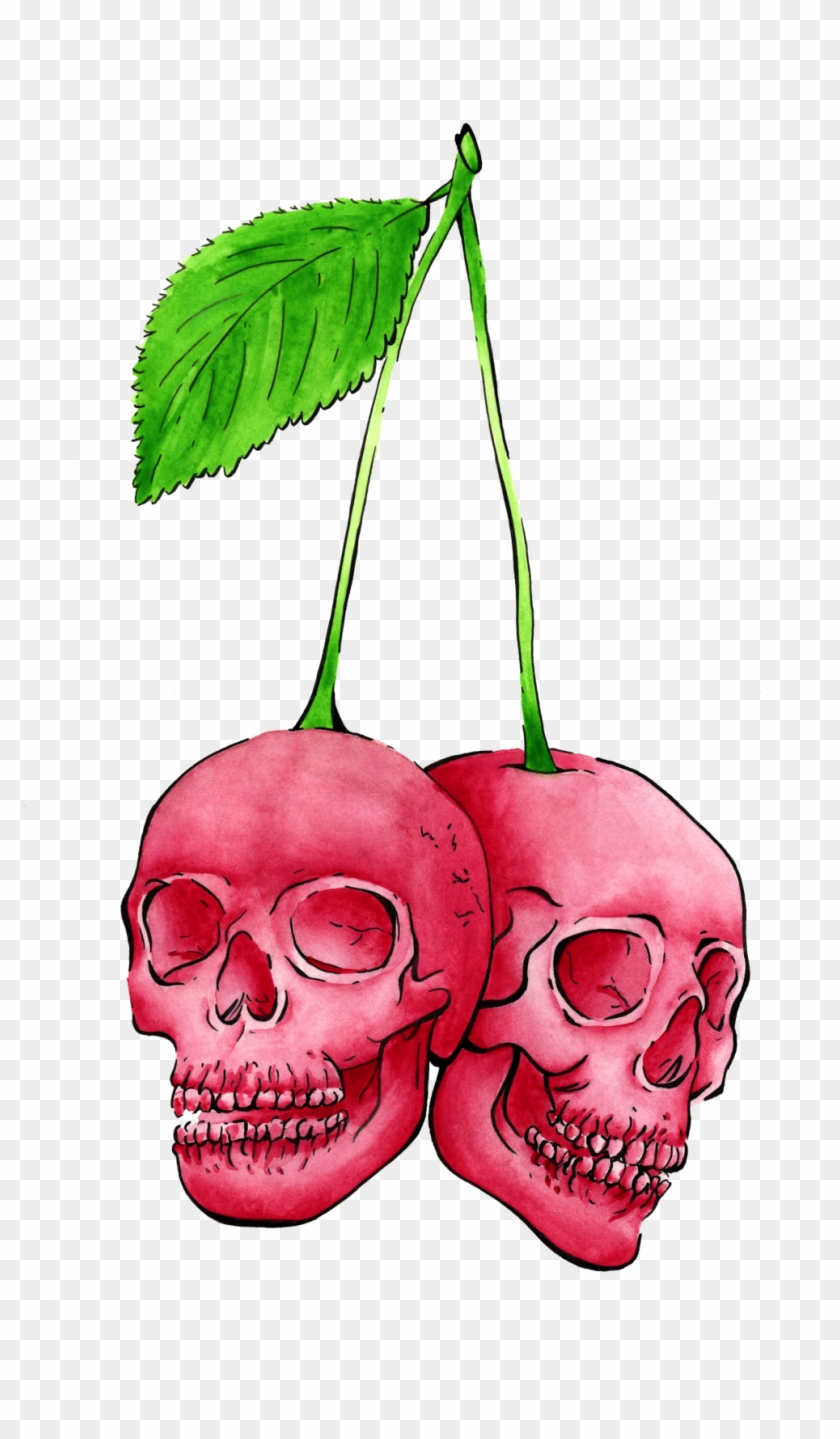 Cherry Clipart Skull - Skull Cherry Png #429796