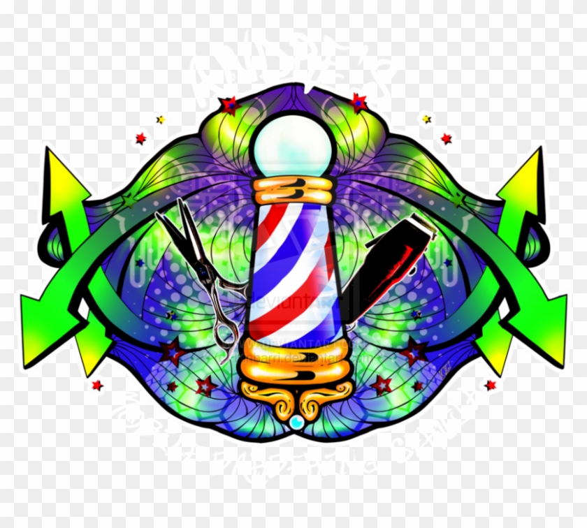 Barber Shop Logo By Kinbarri On Clipart Library - Free Barber Logo Design #429802