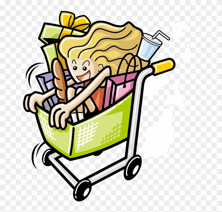 Shopping Cart Shopping Centre Clip Art - Shopping Cart Shopping Centre Clip Art #429868