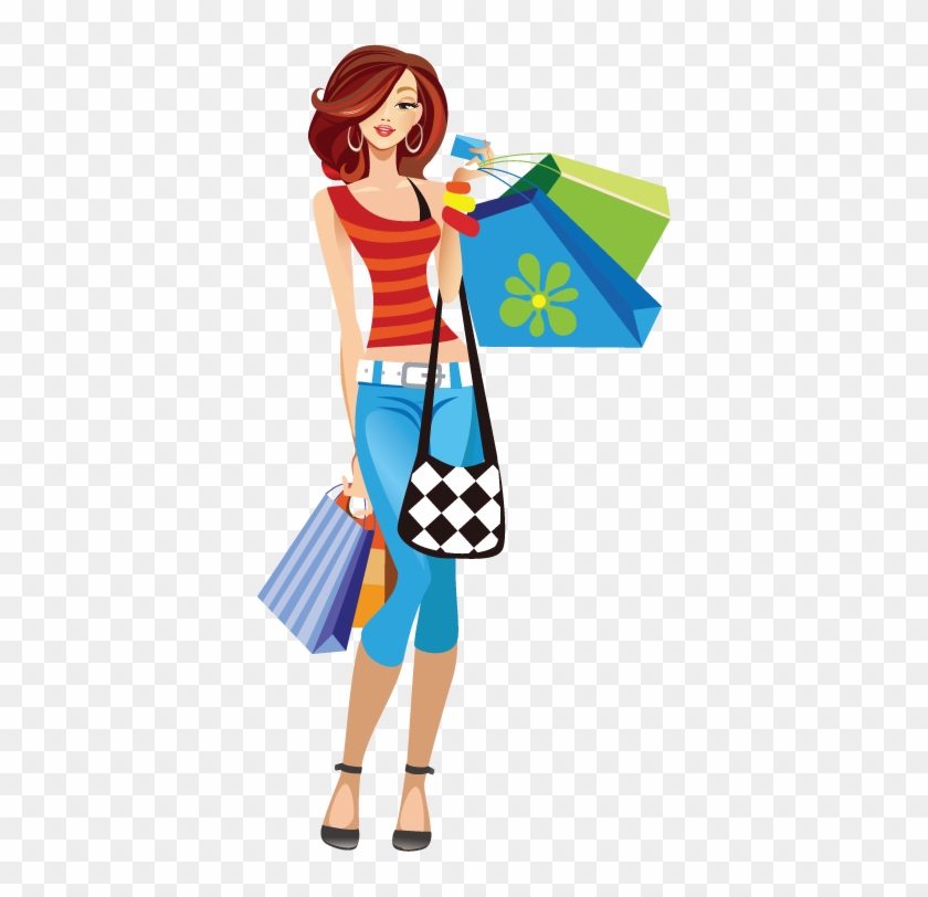 Wall Colour - Shopping Cartoon Png #429875