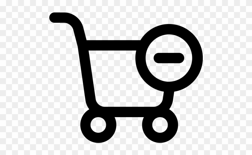 Remove From Shopping Cart Icon - Shopping Cart #429902
