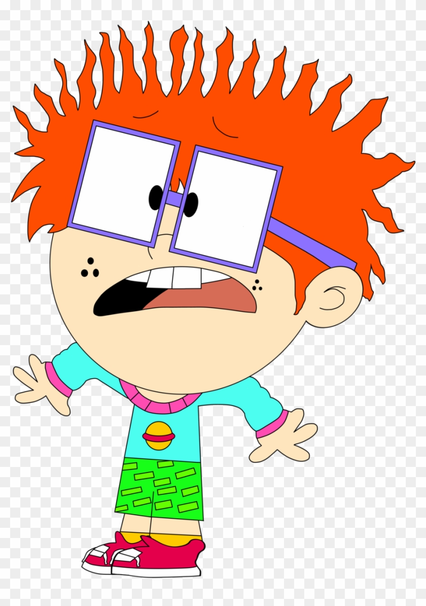Chuckie Finster In The Loud House Style By Marjulsansil - Rugrats The Loud House #429905