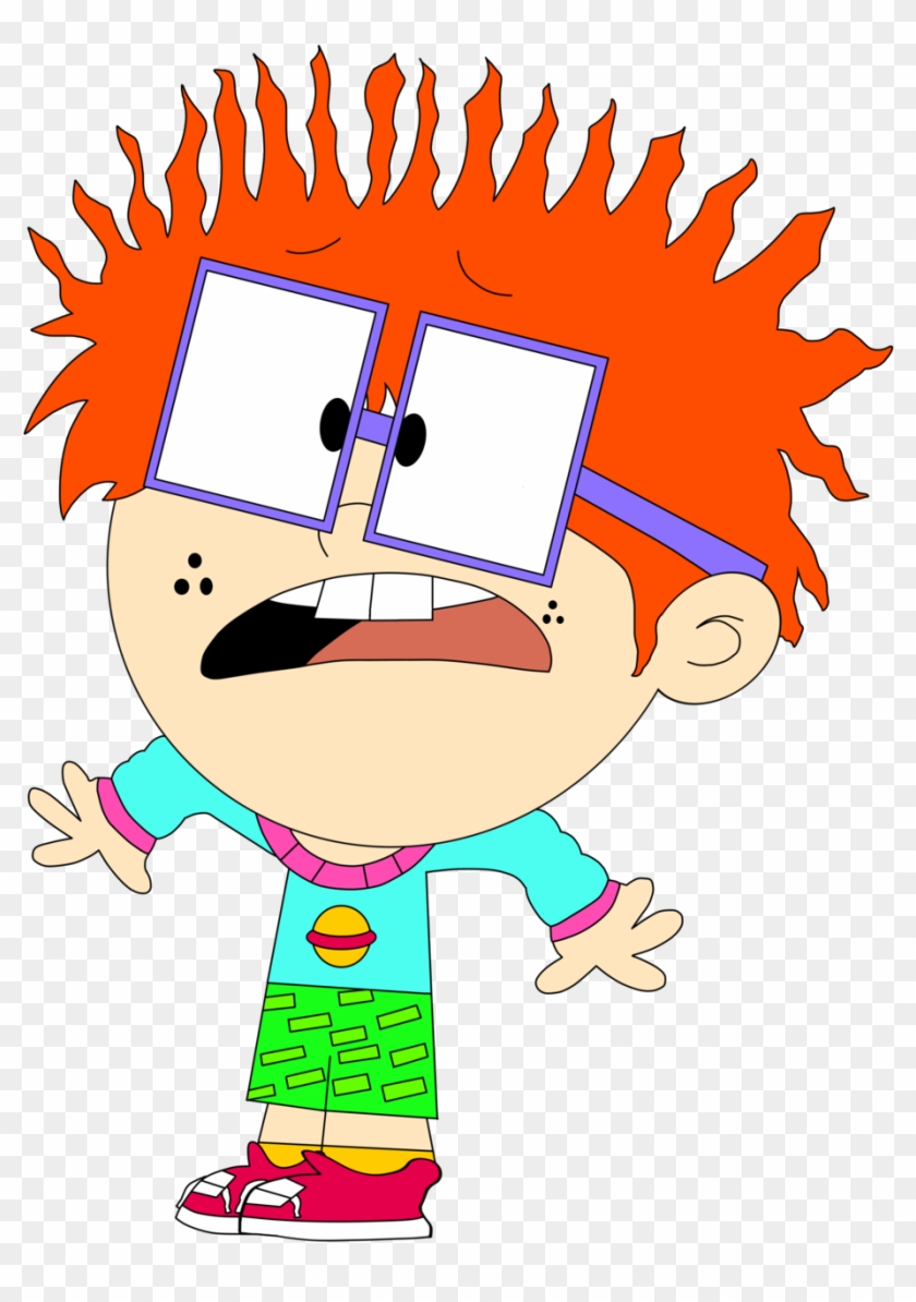 Chuckie Finster In The Loud House Style By Marjulsansil - Rugrats The Loud House #429905