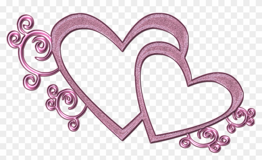 Wedding Clipart Purple - Wedding Hearts Clip Art #429947