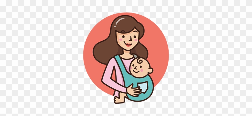 Mom's Shopping - Baby And Mom Png #429948