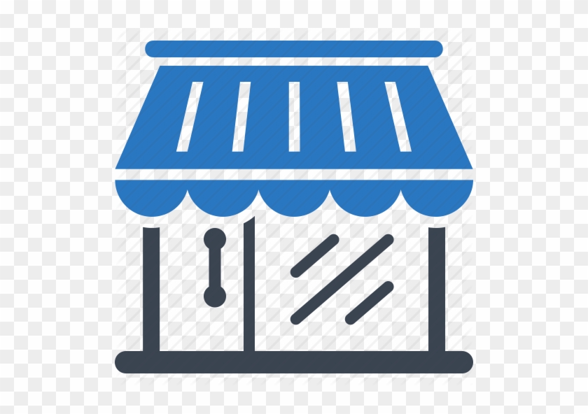 Shop - Blue Store Icon Png #429976