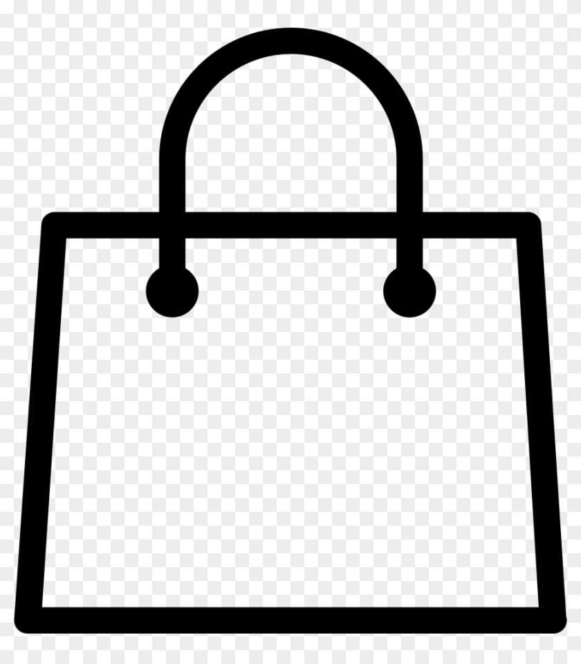 Shopping Bag Comments - White Shopping Bag Icon Png #429993