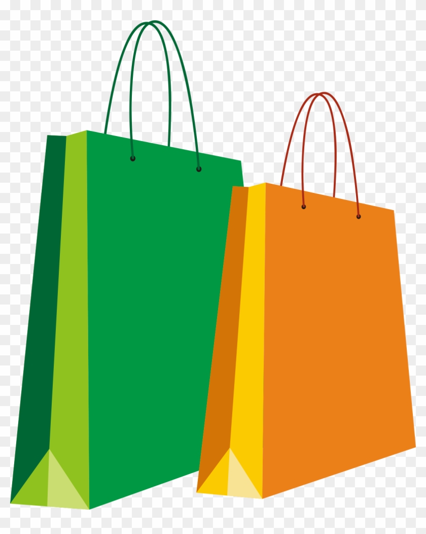 Shopping Bag Shopping Bag Clip Art - Paper Bag Png Vector #430024