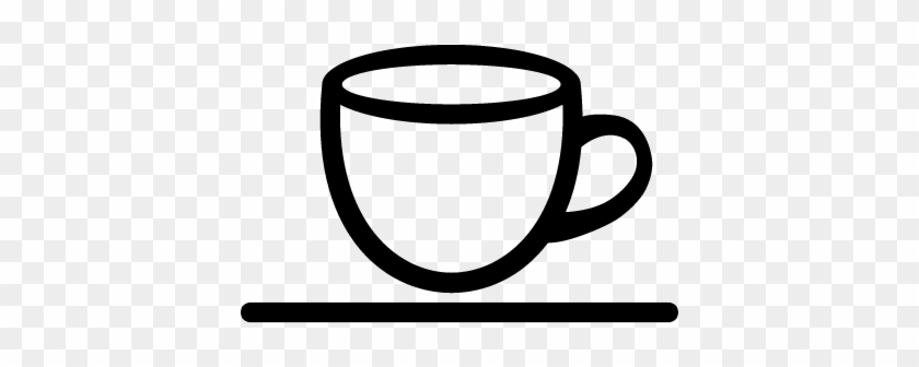 Coffee Shop Interface Symbol Of A Cup Vector - Coffee Shop Symbol #430081