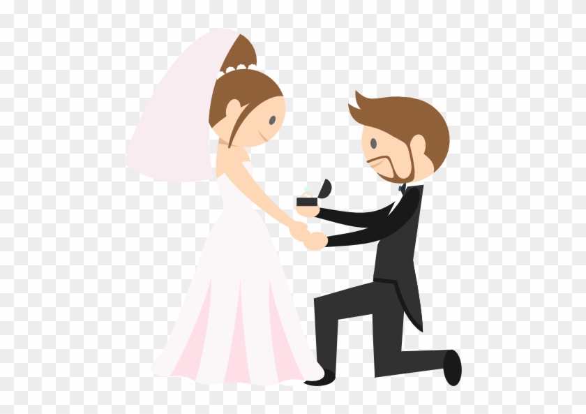 Wedding Animated Icons - Cartoon Propose #430103