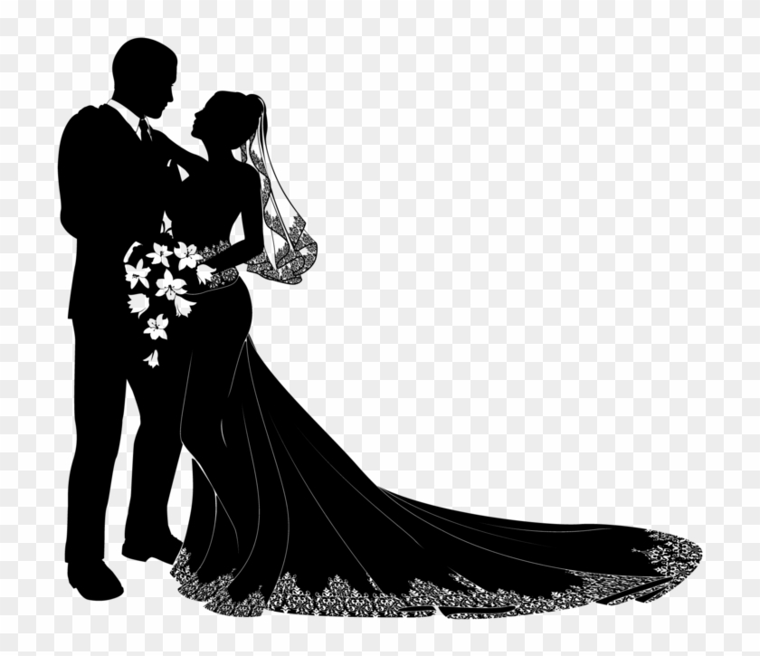 Image Of Wedding Clipart - Bride And Groom Vector #430173
