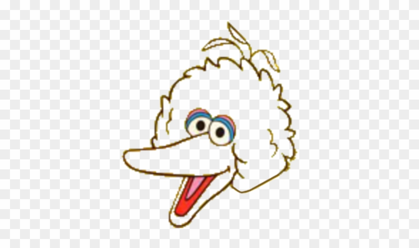 Sesame Street Sign Template For Kids - Big Bird Sesame Street Face #430172