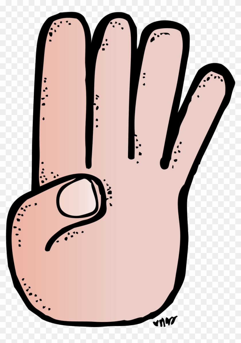 Melonheadz - Four Fingers Free Clip Art #430437