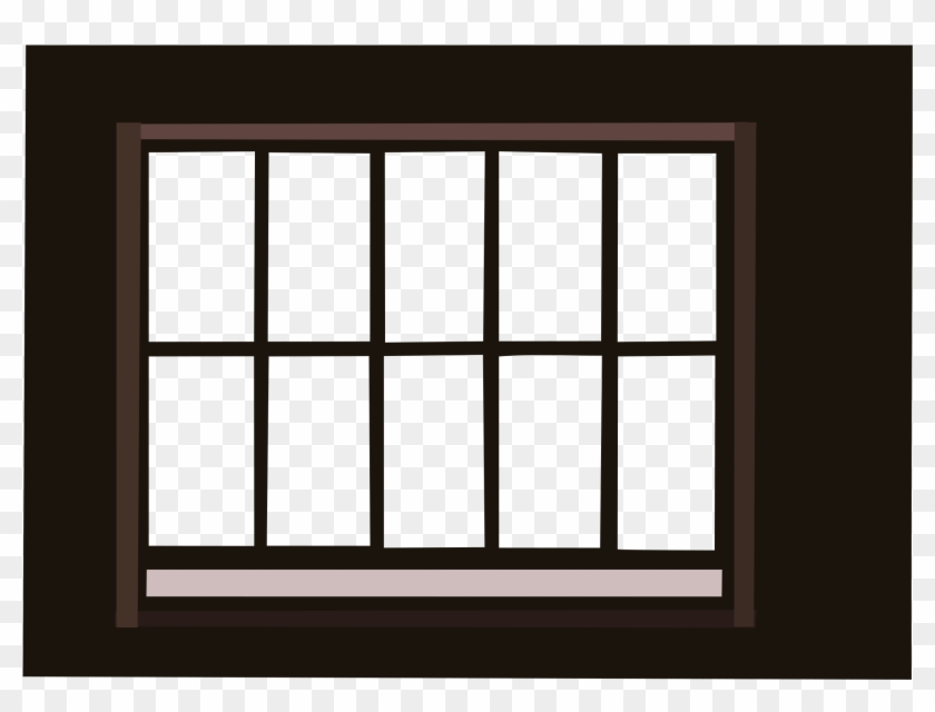 Window With Lattice - Window Frame Transparent #430476