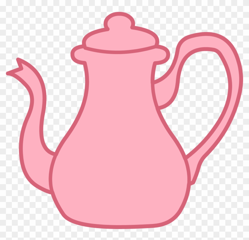 Teapot Clipart Pink Teapot - Kettle Clipart Pink #430478