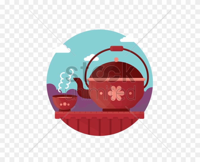 Teapot Tea Cup Clipart China Cps - Illustration #430482