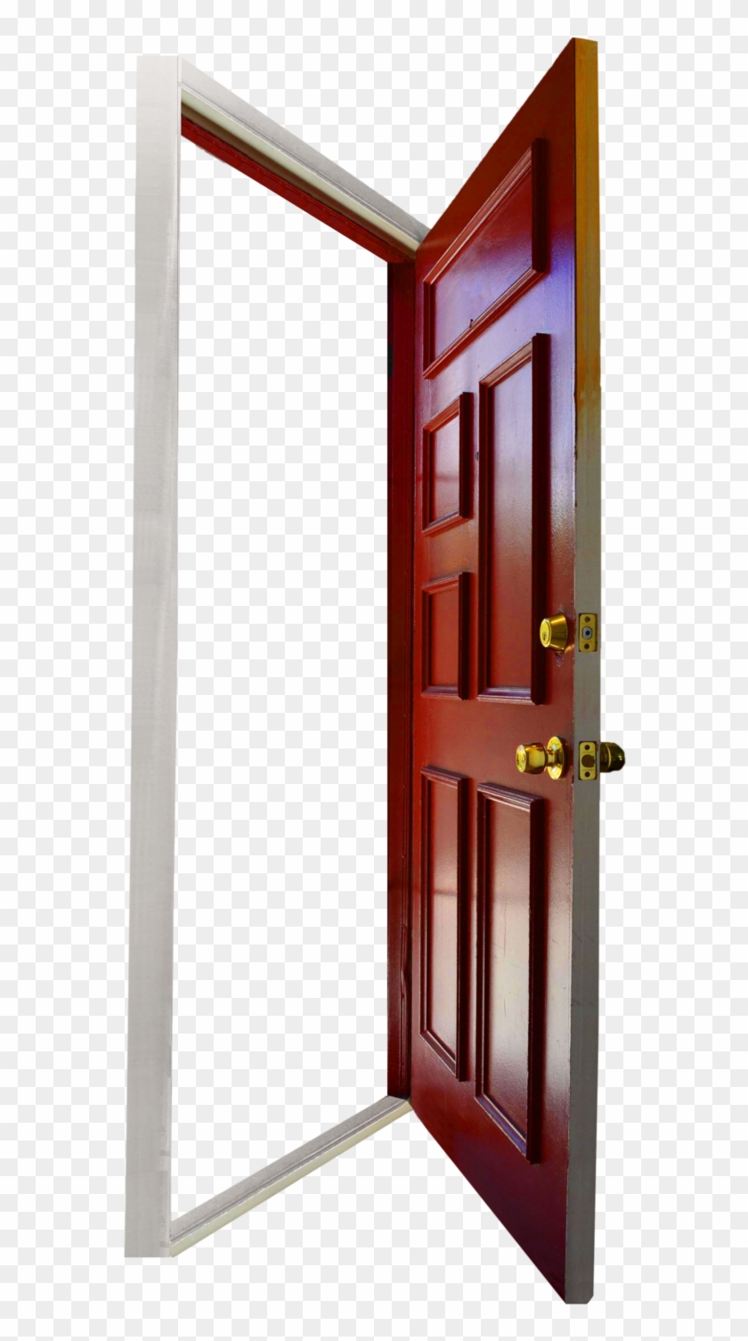 Superb Open Door Images Door Png Images, Wood Door - Clip Art #430534