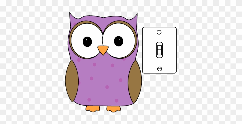 Owl Classroom Lights Job Clip Art - Lights Classroom Job #430574