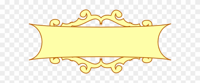 Gold Scroll Clipart - Printable My Little Pony Card Game #430636