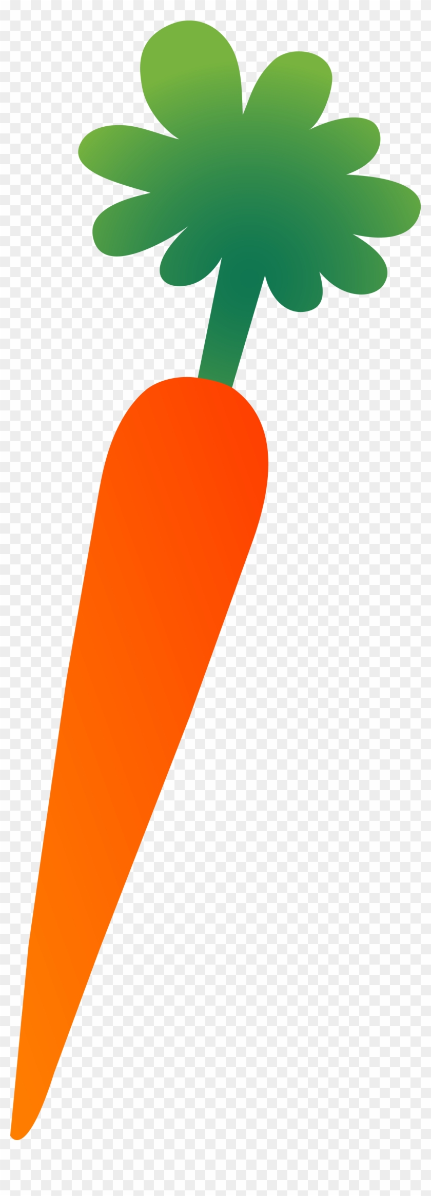 Large Single Orange Carrot - Carrot Clip Art #430664