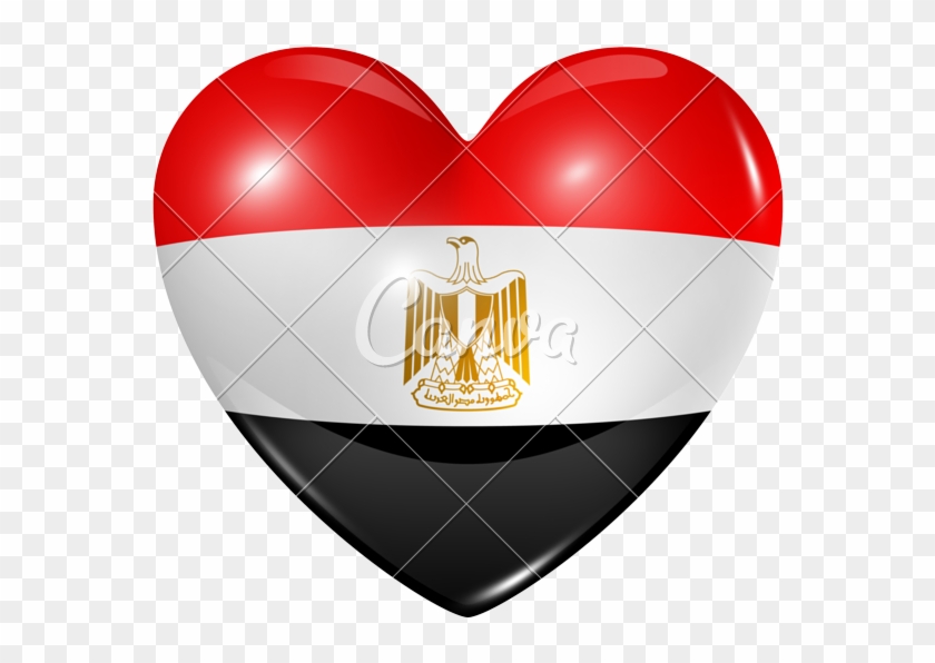 Love Egypt, Heart Flag Icon - Love Egypt Flag #430700