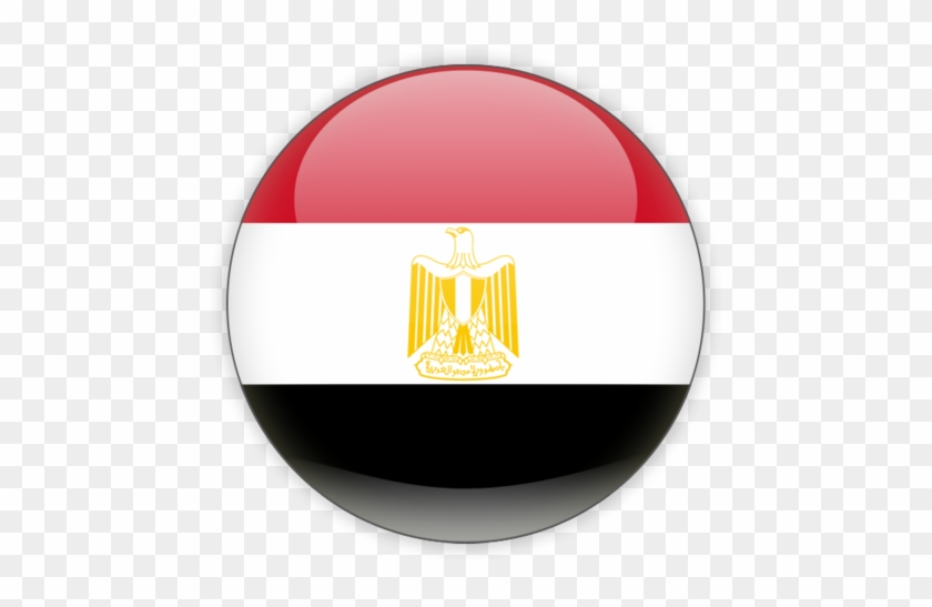 Illustration Of Flag Of Egypt - Egypt Circle Flag #430701