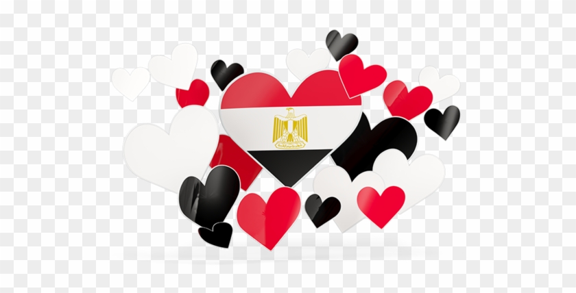 Flying Heart Stickers - Kuwait Flag Heart #430710