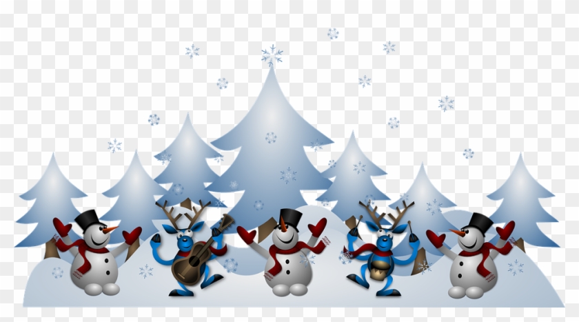 Snow Scene Clipart - Neve De Natal Png #430766