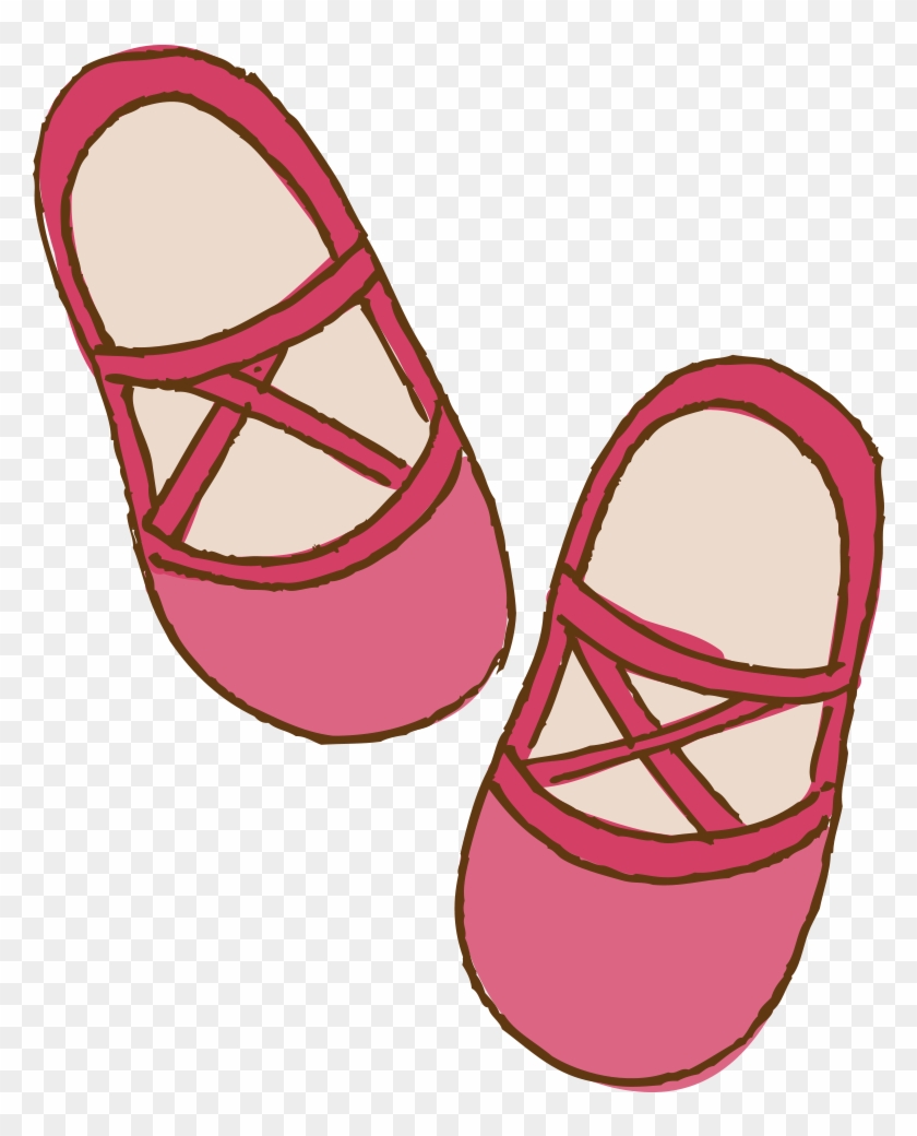 Slipper Flip-flops Shoe Drawing Clip Art - Zapatos De Bebe Animados #430792