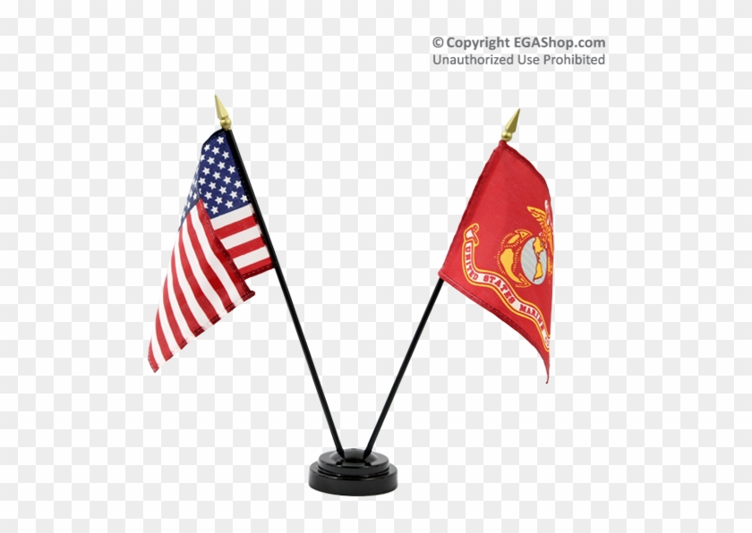 American And Usmc Flag #430838