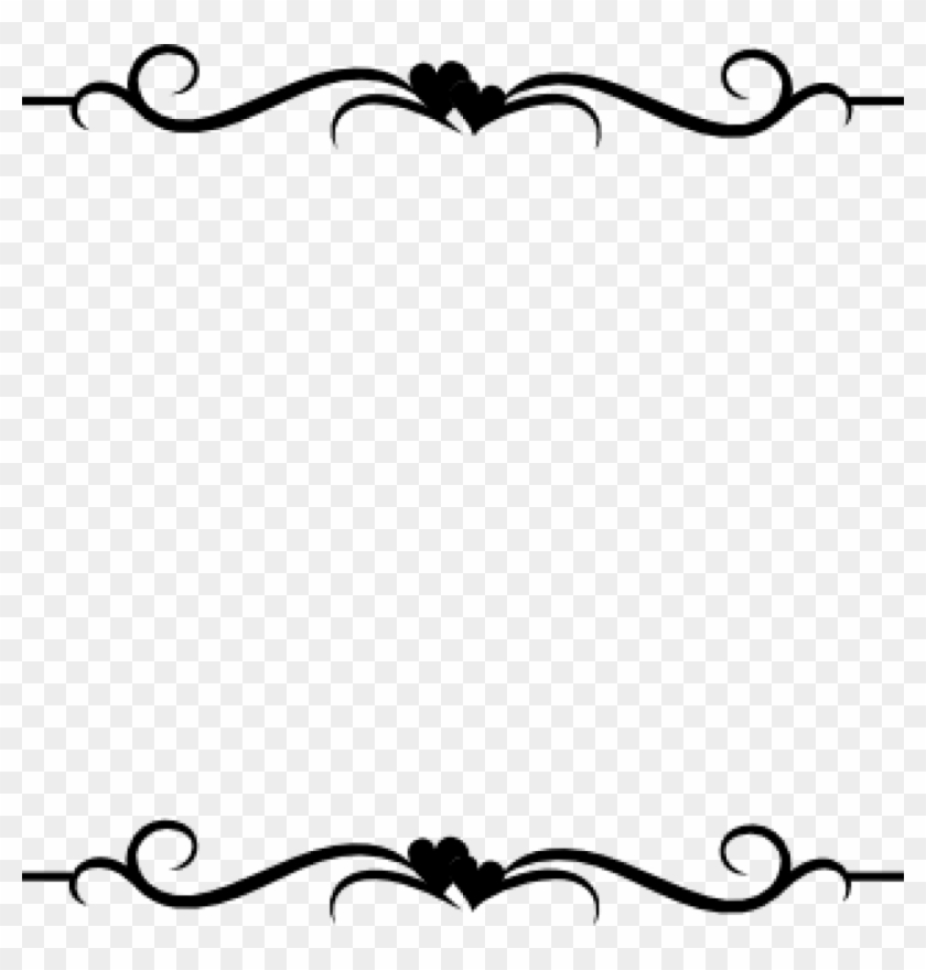 Scroll Border Clip Art Scroll Border Clip Art Smartness - Border Clipart Black And White #430881