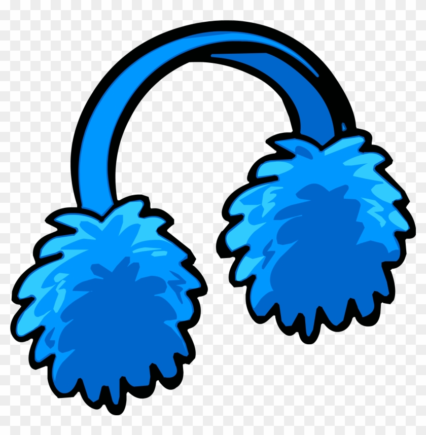 Blue Earmuffs Club Penguin Wiki Fandom - Clip Art Ear Muffs #430901