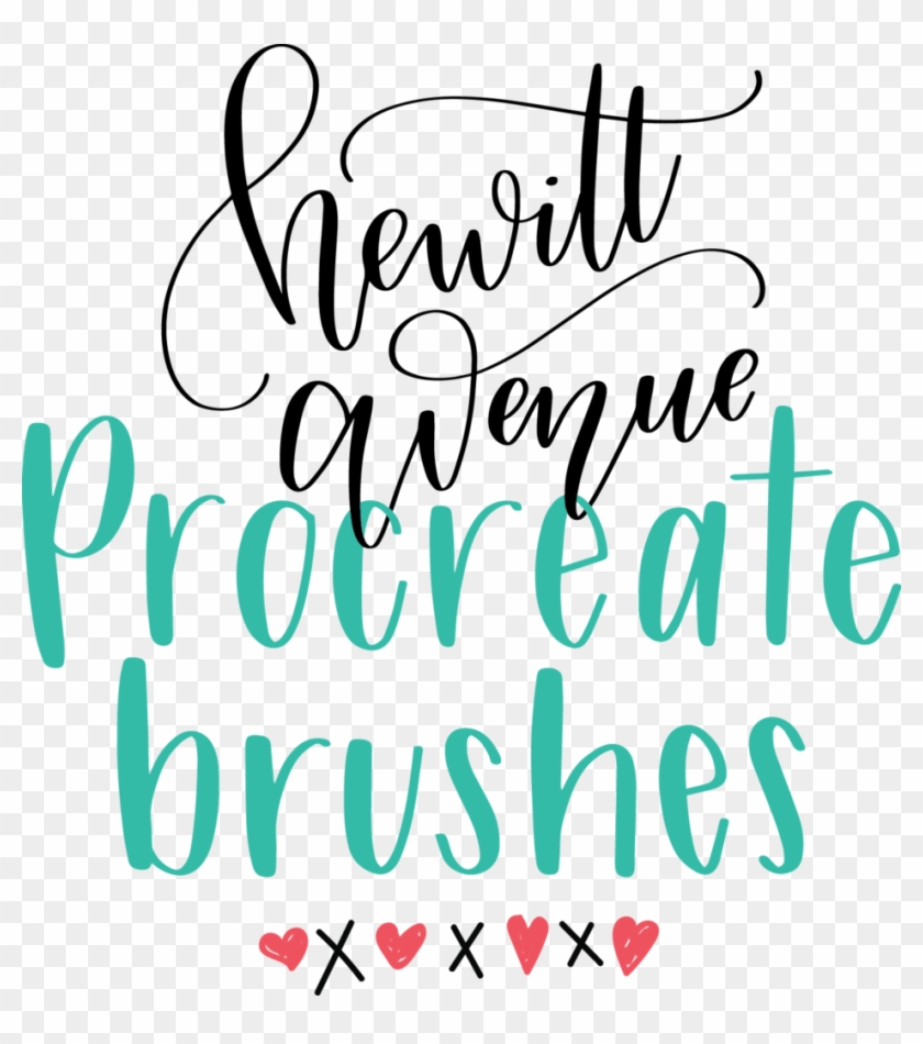 Procreate App Brushes For Hand Lettering Free Custom - Procreate Lettering Brushes Free #430906
