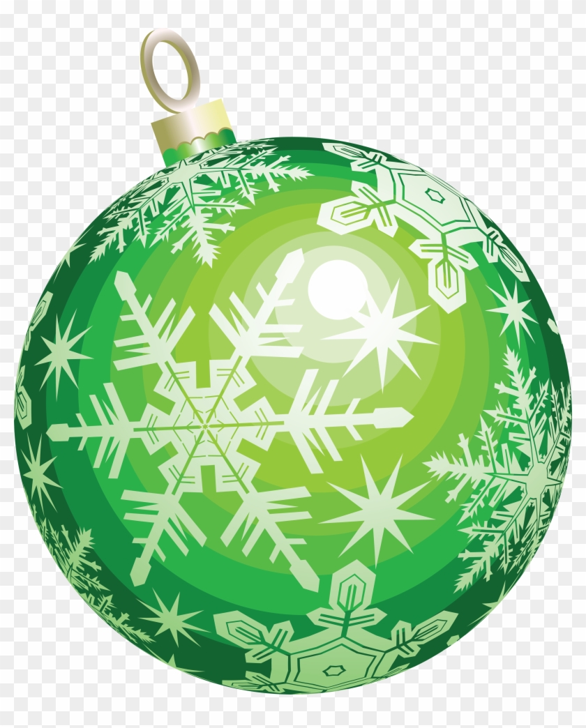 Christmas Ornament Sweet Green Ice Pattern Png - Christmas Toy Png #430938