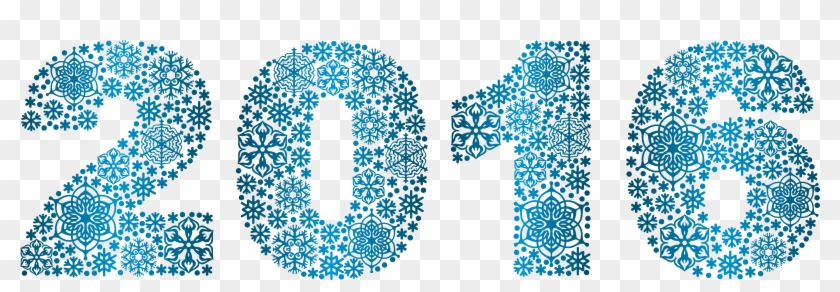 2016 Snowflakes Style Png Clipart Image - Art #431001