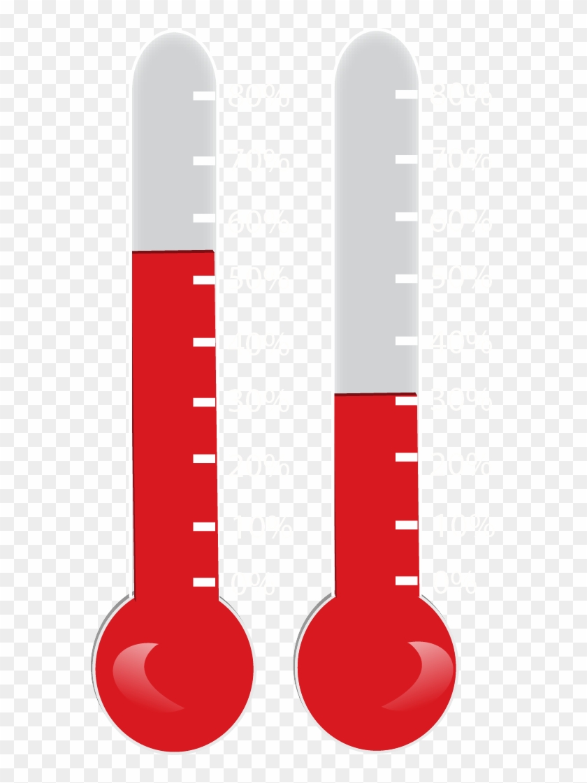 Online Fundraising Thermometer - Cartoon Thermometer Transparent Background #431025