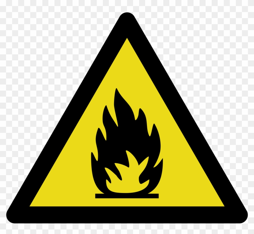 Fire Warning - Warning Flammable Liquid Sign #431057