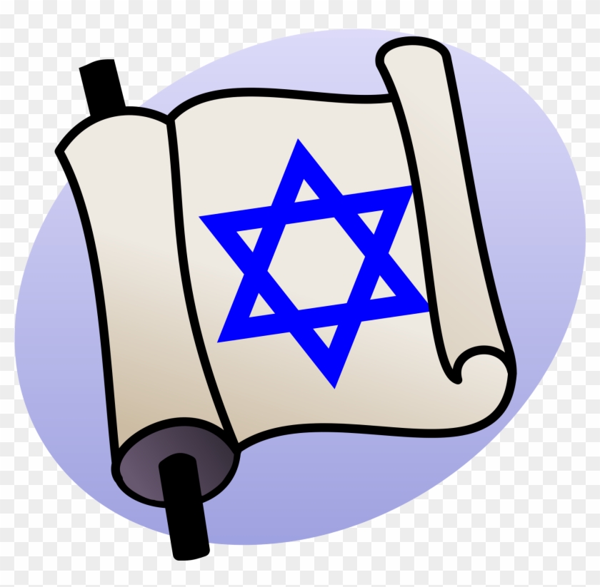 Open - Jewish Symbols Scroll #431082