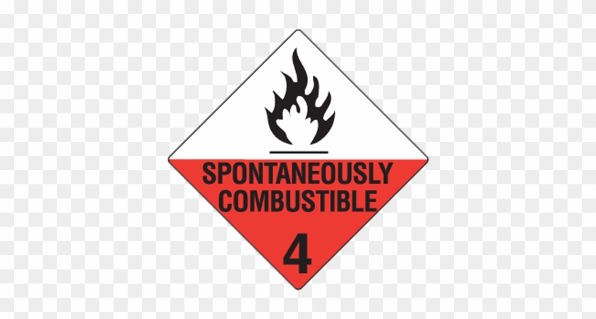 Free Printable Signs There Are - Dangerous Goods Class 4.2 #431090