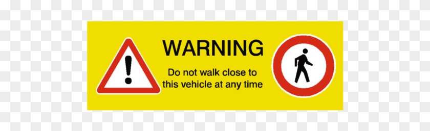 Pedestrian Warning Sign - Warning Sign #431101