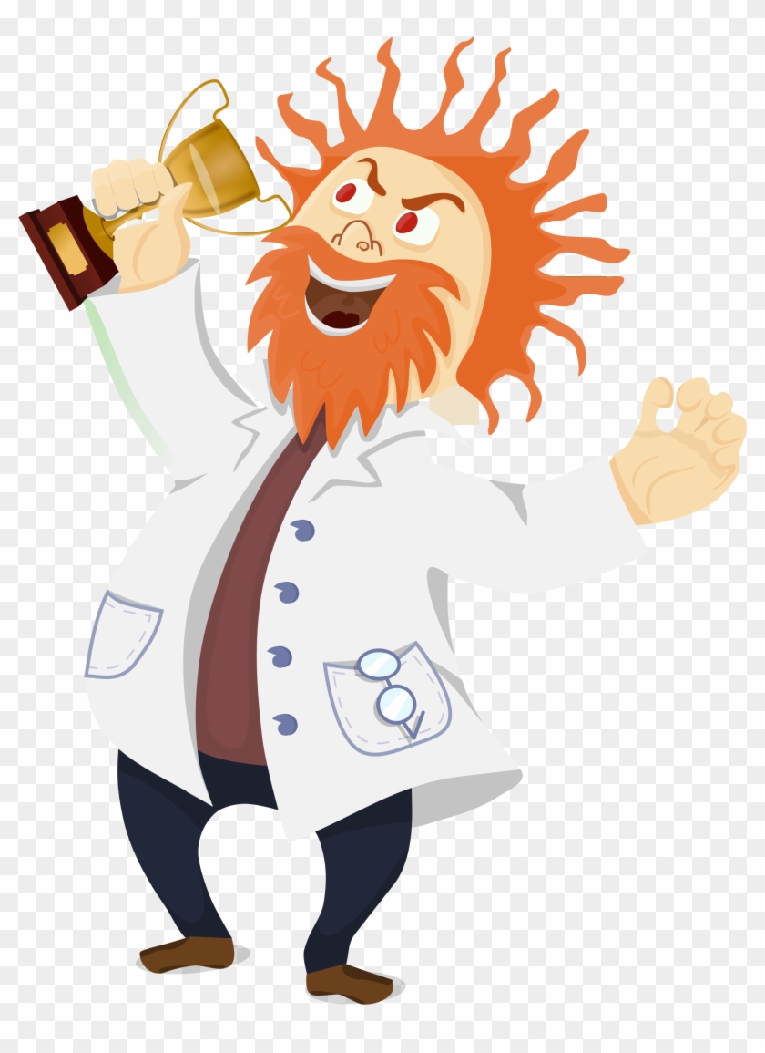 Scientist With A Trophy - Scientist Png #431115