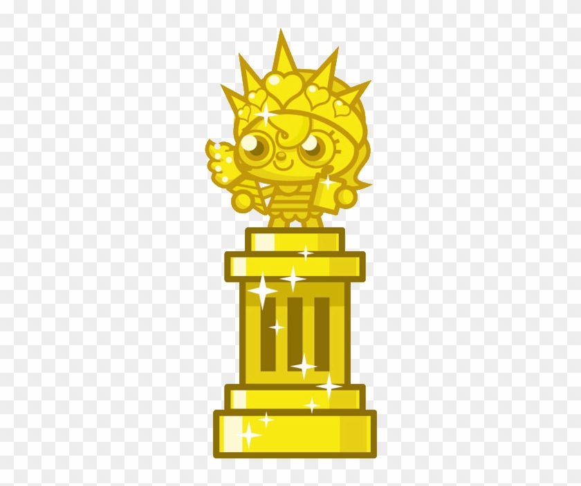 Golden Liberty Trophy - Moshi Monsters Dustbin Beaver #431121