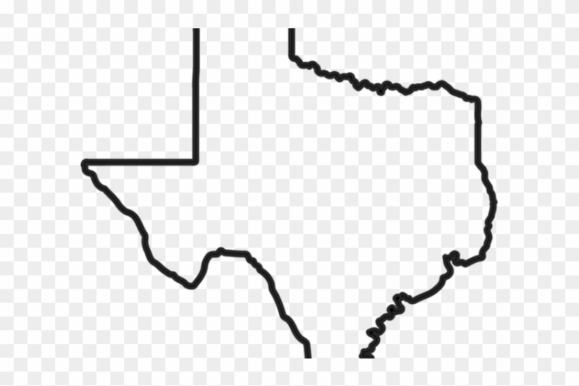 Texas Outline - Draw A Texas State #431198