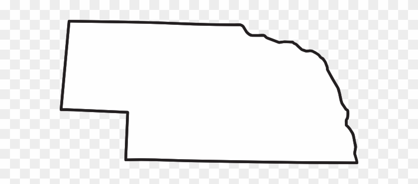 Nebraska Outline Clip Art At Clker - Nebraska State Outline Png #431255