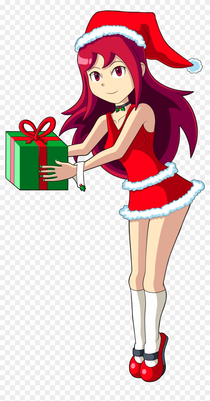 Merry Christmas From Mega Man Bn Chrono X By Justedesserts - Cartoon #431323