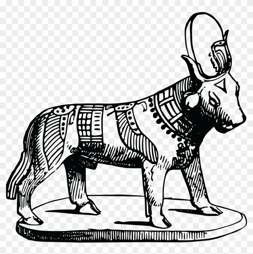 Free Clipart Of An Egyptian Bull - Apis Ancient Egyptian God #431337