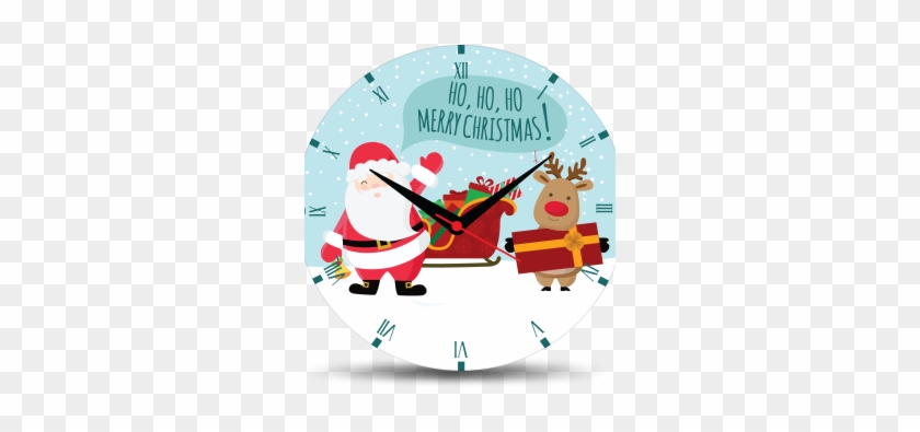 Fancy Wall Clock Fancy Wall Clock - Santa Claus #431332