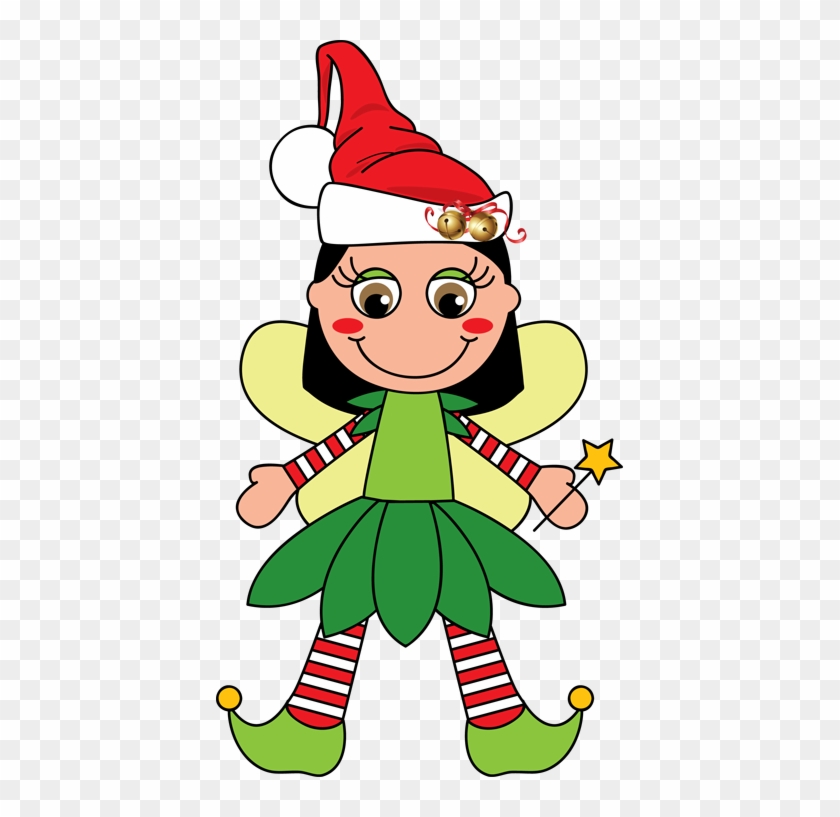 Christmas Fairy Elf Clip Art - Christmas Fairy Cartoon #431361