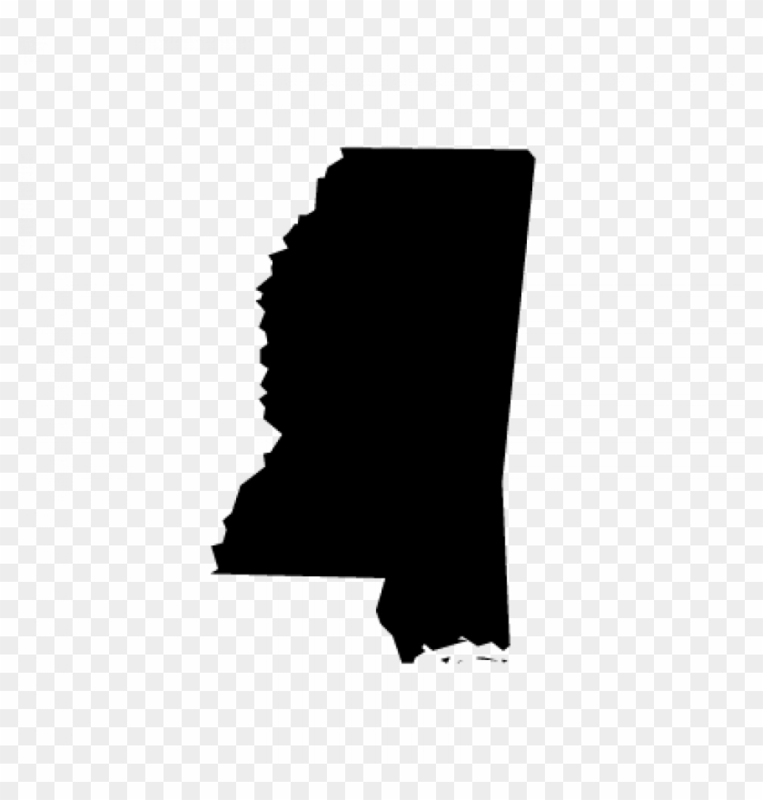 Mississippi State Clipart Free - Mississippi State Silhouette #431398